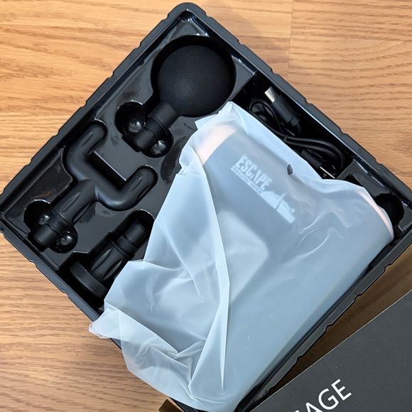 Escape from Alcatraz Massage Gun with Multiple Heads - Picture 3 of 4